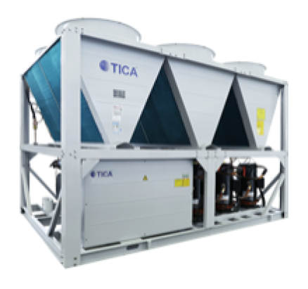 Четырехтрубный модульный чиллер Tica TAS340BHF - фото - 1