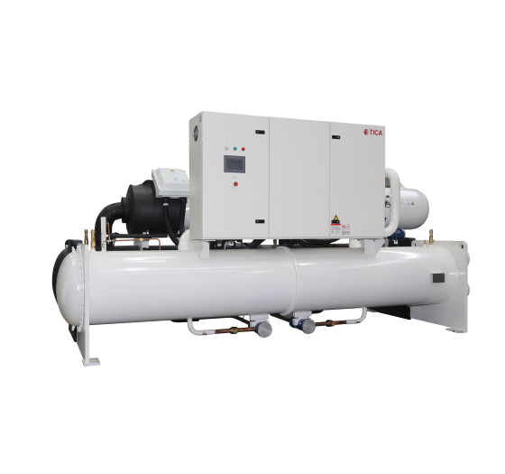 Чиллер с водяным охлаждением конденсатора с винтовым компрессором модель TWSF0324.2-DC1 - фото - 1