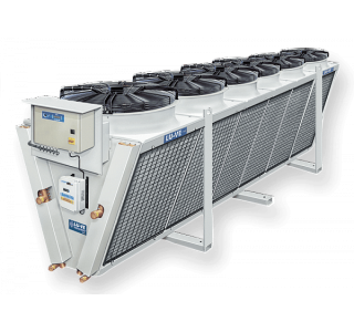 Конденсаторы воздушного охлаждения XDHV с одним рядом вентиляторов V-образные