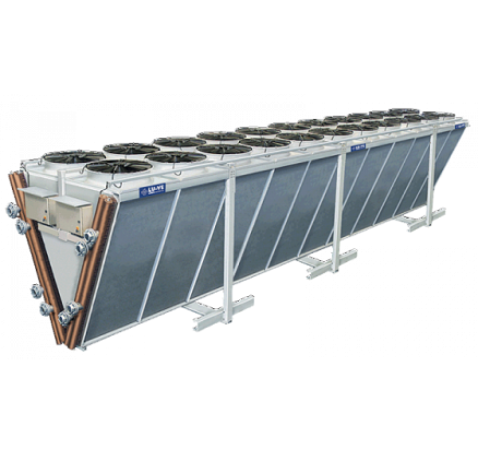 Сухая градирня LU-VE EHLDX 6297A 1161 V-образная с&nbsp;двойным рядом вентиляторов - фото - 1